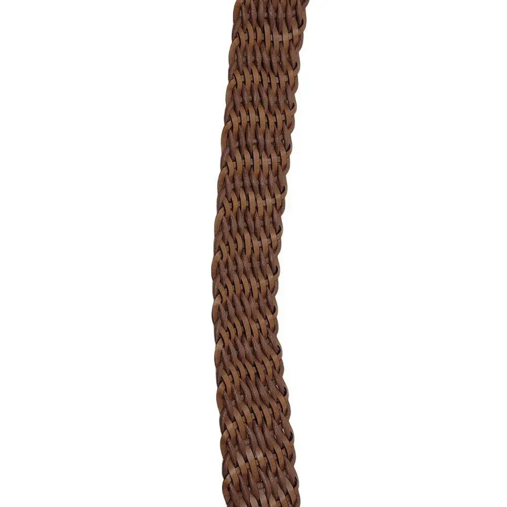 Vintage Braided Brown Belt‎ 10 Unique Woven Braided Boho Cottage Core Country